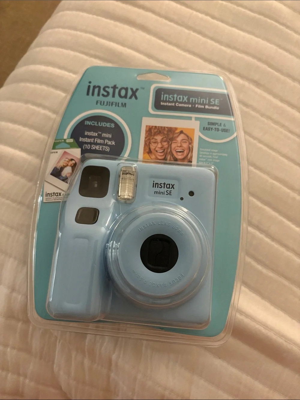 Fujifilm instax mini SE Instant Camera - Light Blue